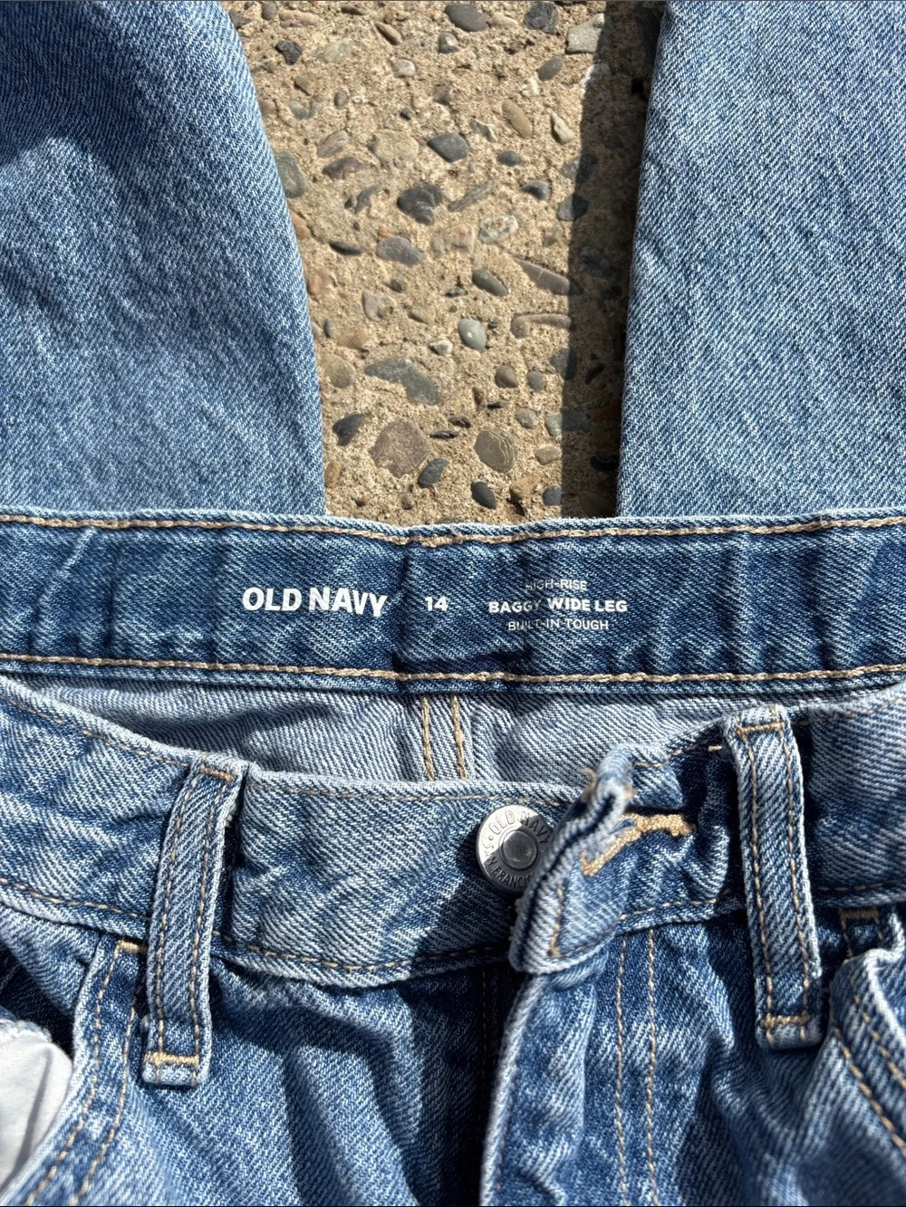 Old Navy Older Girls Baggy Wide Leg Jeans